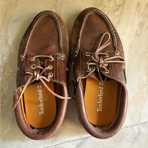 Timberland Men's Dark Brown Boat Shoes